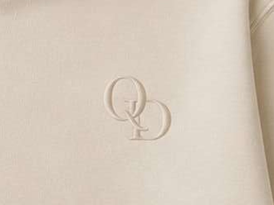 QD monogram, left chest